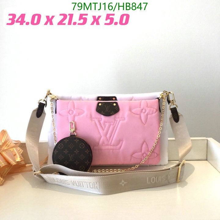 LV Bags-(4A)-New Wave Multi-Pochette-,Code: HB847,$: 79USD