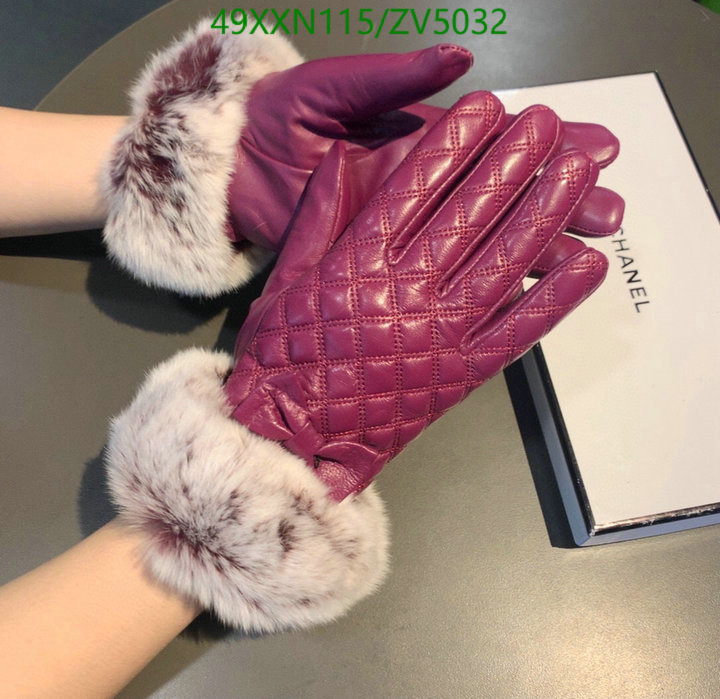 Gloves-Chanel, Code: ZV5032,$: 49USD