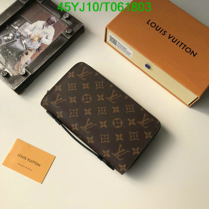 LV Bags-(4A)-Wallet-,Code: T061803,$: 45USD