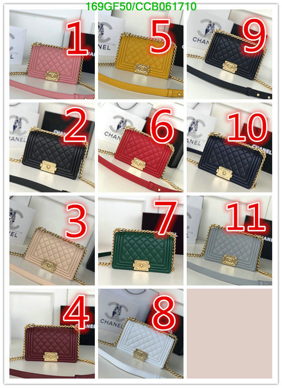 Chanel Bags -(Mirror)-Le Boy,Code: CCB061710,$: 169USD