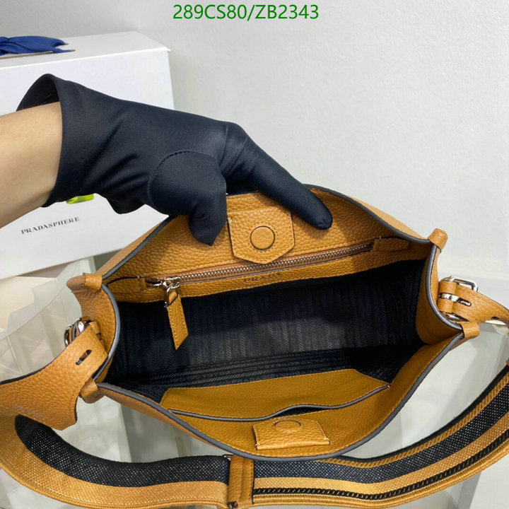 Prada Bag-(Mirror)-Diagonal-,Code: ZB2343,$: 289USD