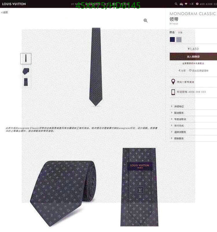 Ties-LV, Code: HD6145,$: 45USD