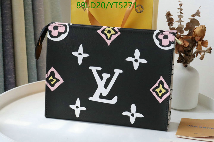 LV Bags-(Mirror)-Wallet-,Code: YT5271,$: 89USD