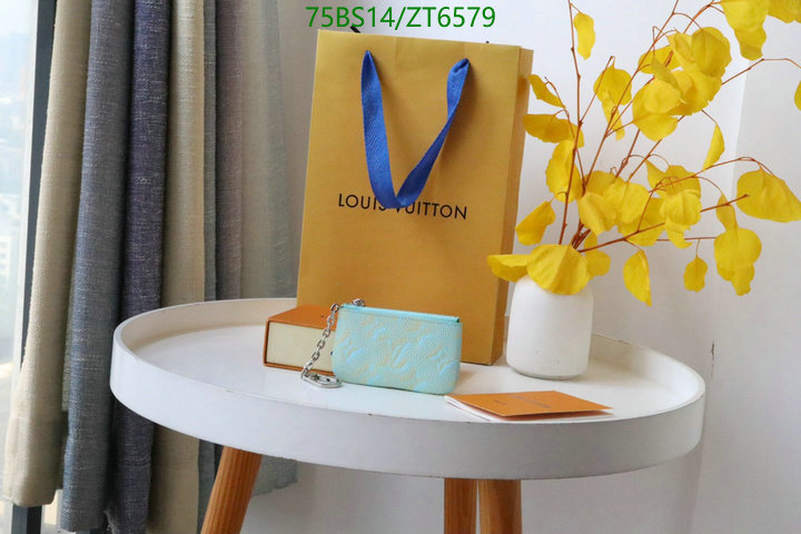 LV Bags-(Mirror)-Wallet-,Code: ZT6579,$: 75USD