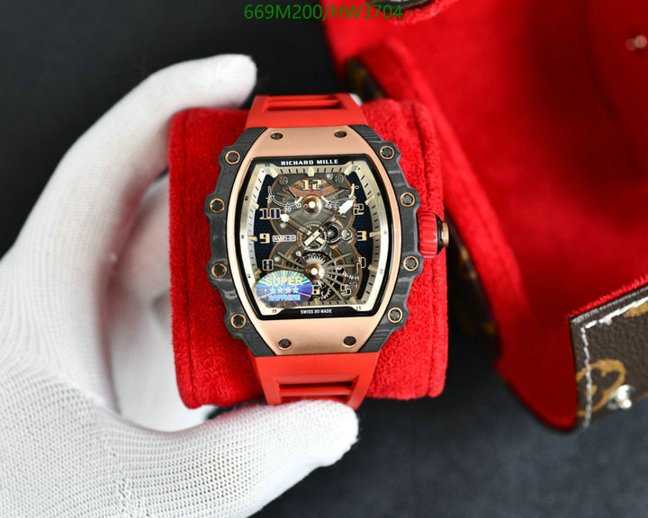 Watch-Mirror Quality-Richard Mille, Code: HW3704,$: 669USD