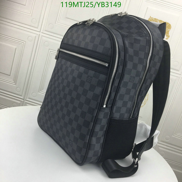 LV Bags-(4A)-Backpack-,Code: YB3149,$: 119USD