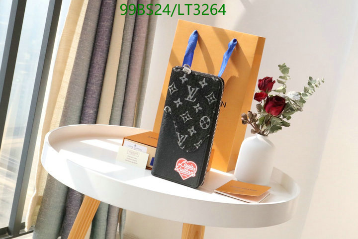 LV Bags-(Mirror)-Wallet-,Code: LT3264,$: 99USD