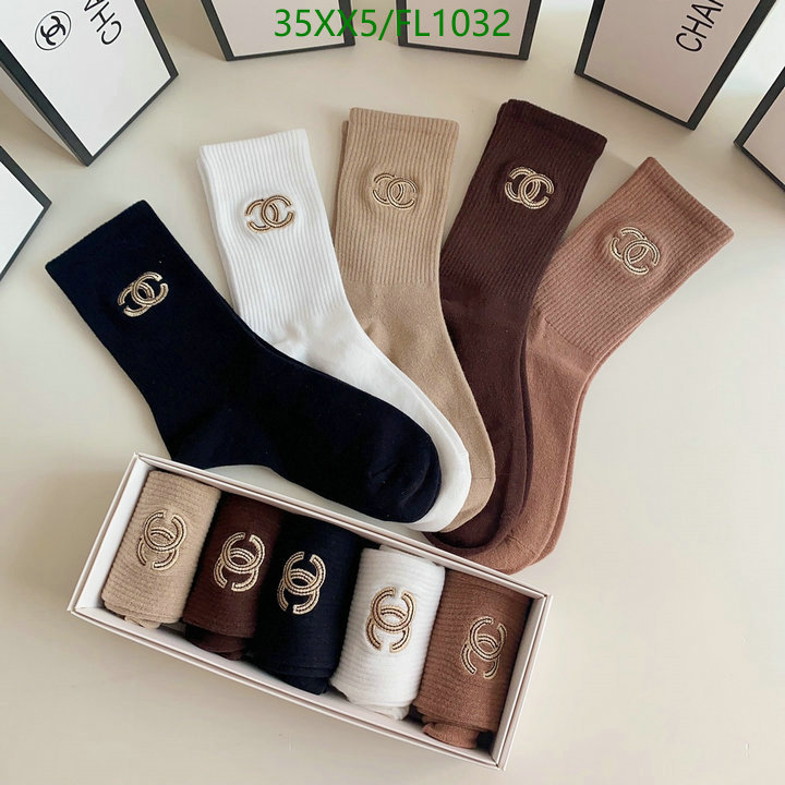 Sock-Chanel,Code: FL1031,$: 35USD