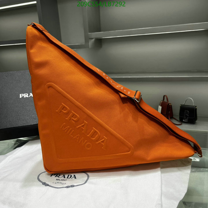 Prada Bag-(Mirror)-Triangle,Code: LB7292,$: 209USD