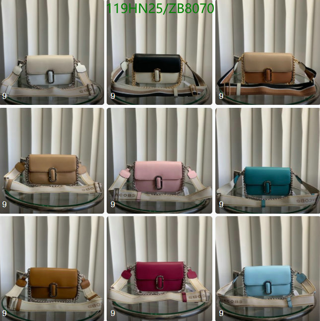 Marc Jacobs Bags -(Mirror)-Diagonal-,Code: ZB8070,$: 119USD