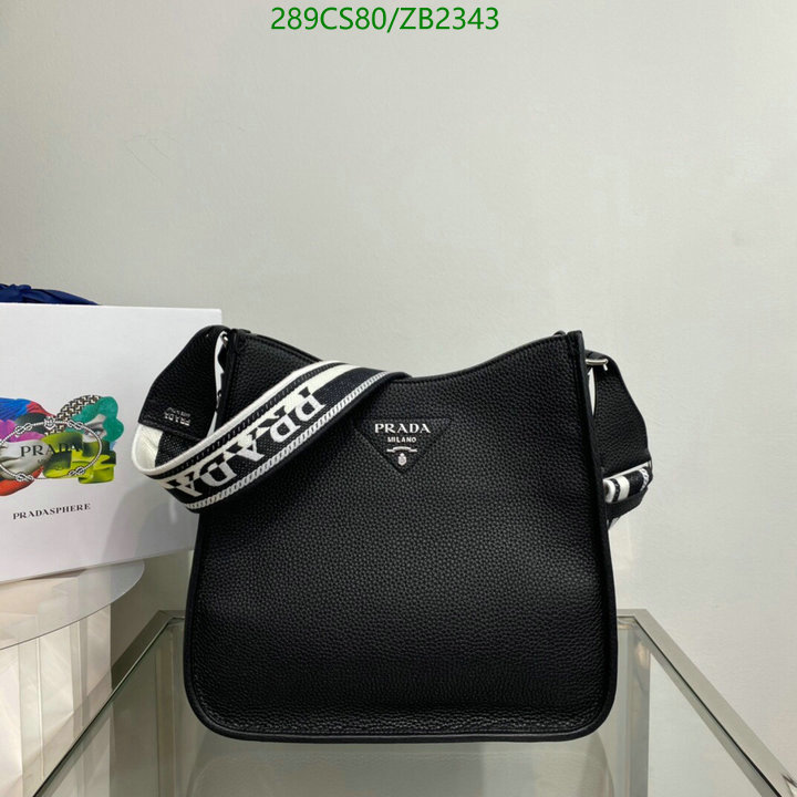 Prada Bag-(Mirror)-Diagonal-,Code: ZB2343,$: 289USD