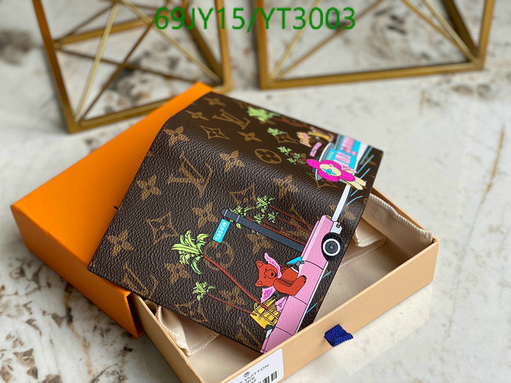 LV Bags-(Mirror)-Wallet-,Code: YT3003,$: 69USD