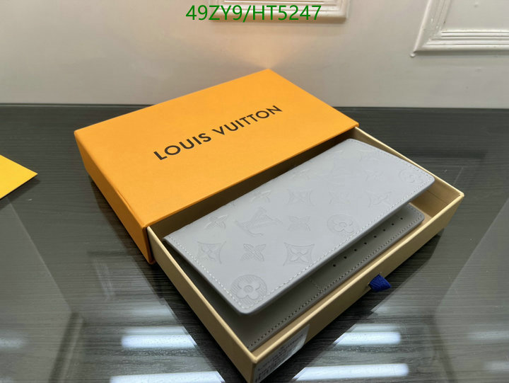 LV Bags-(4A)-Wallet-,Code: HT5247,$: 49USD