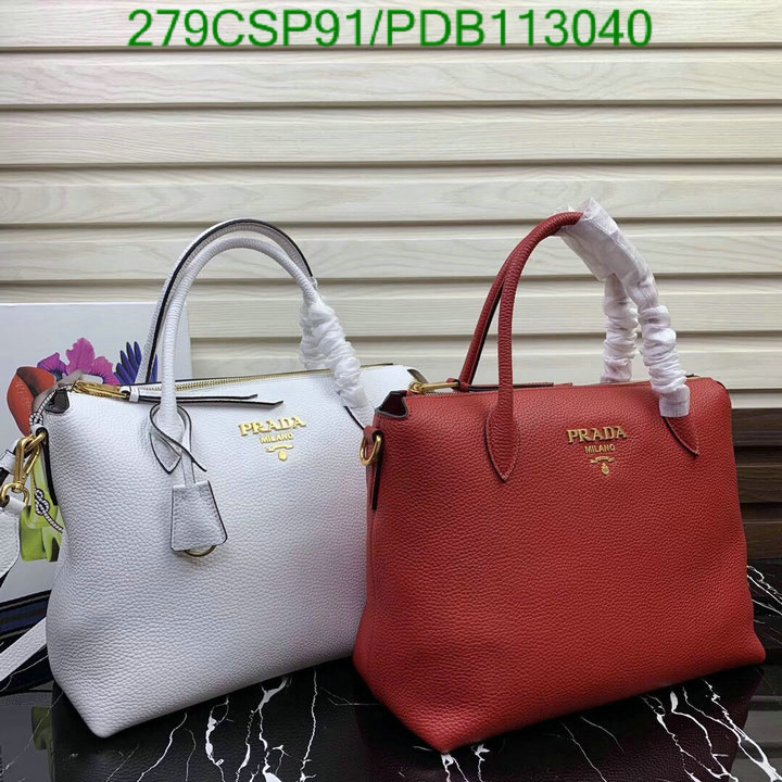 Prada Bag-(Mirror)-Handbag-,Code: PDB113040,