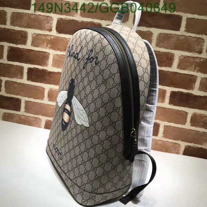 Gucci Bag-(Mirror)-Backpack-,Code:GGB040649,$:149USD