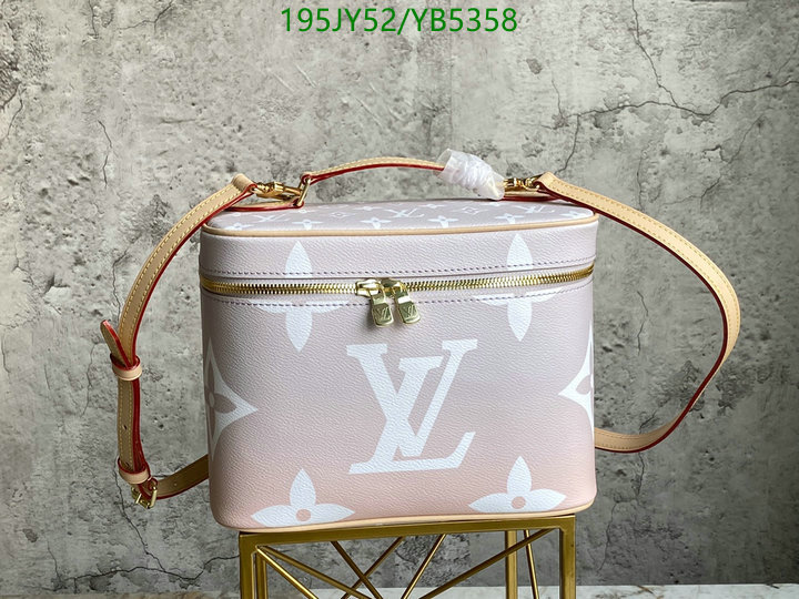 LV Bags-(Mirror)-Vanity Bag-,Code: YB5358,$: 195USD