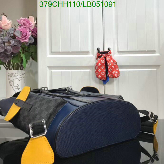 LV Bags-(Mirror)-Backpack-,Code: LB051091,$:379USD