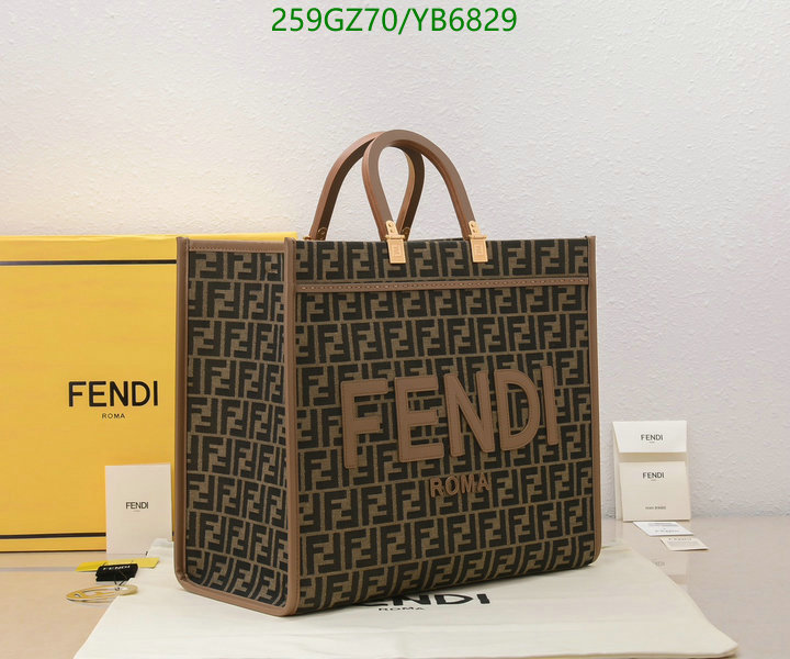 Fendi Bag-(Mirror)-Sunshine,Code: YB6829,