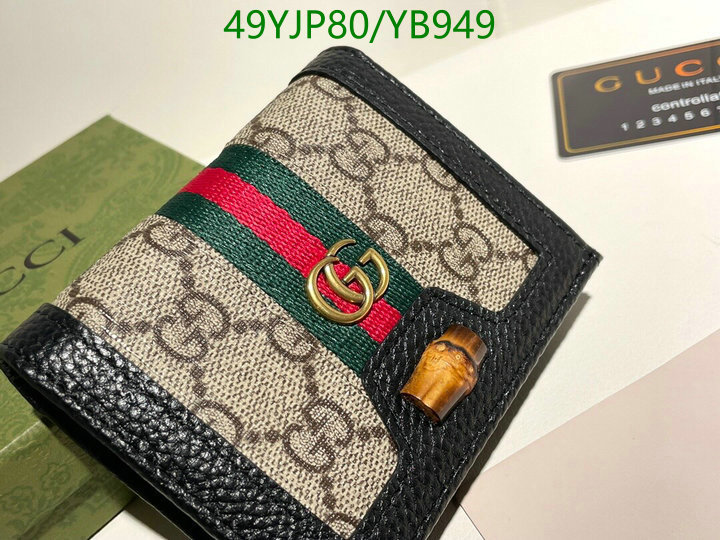 Gucci Bag-(4A)-Wallet-,Code: YT949,$: 49USD