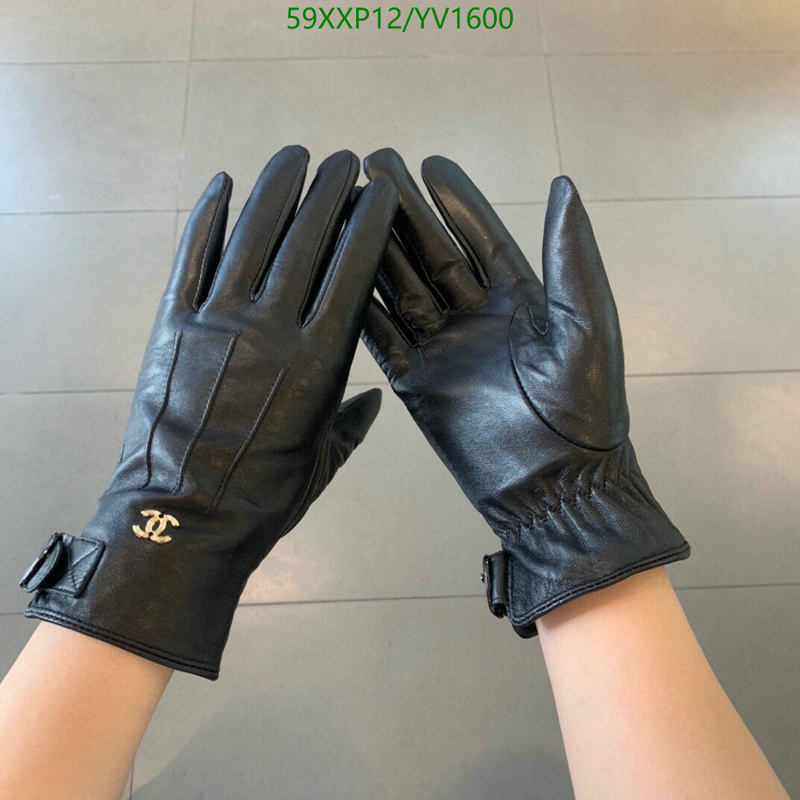 Gloves-Chanel, Code: YV1600,$: 59USD