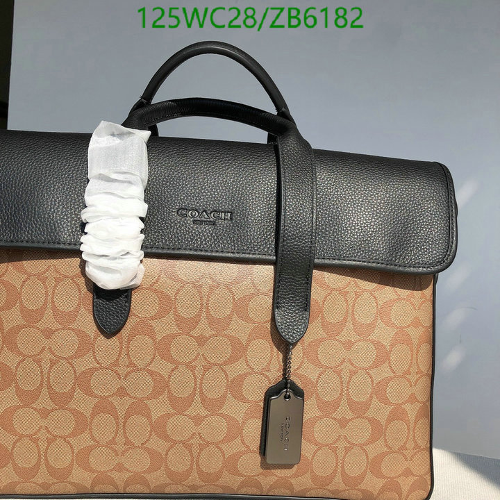 Coach Bag-(4A)-Handbag-,Code: ZB6182,$: 125USD