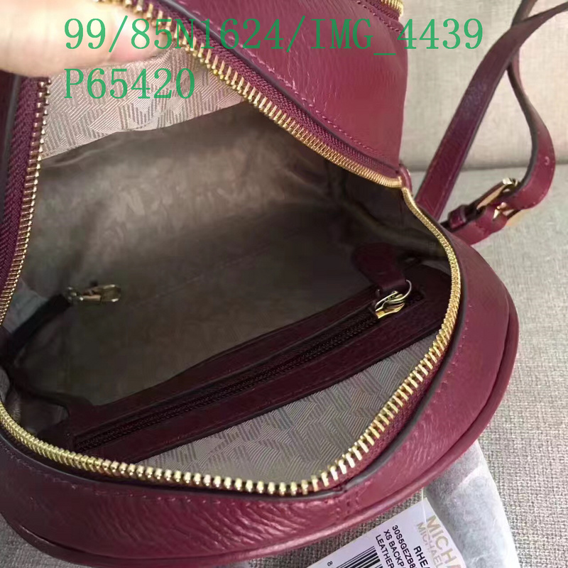 Michael Kors Bag-(Mirror)-Backpack-,Code: MSB122205,$: 155USD