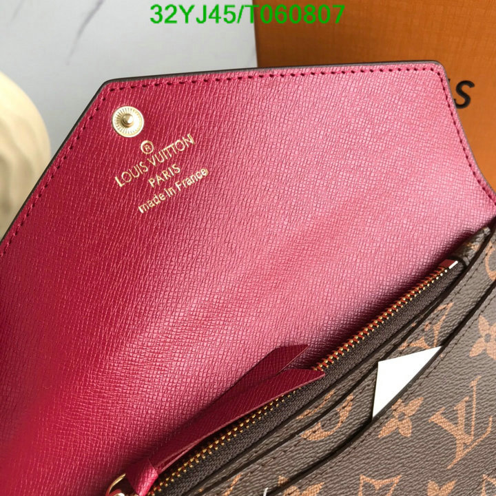 LV Bags-(4A)-Wallet-,Code: T060807,$: 32USD