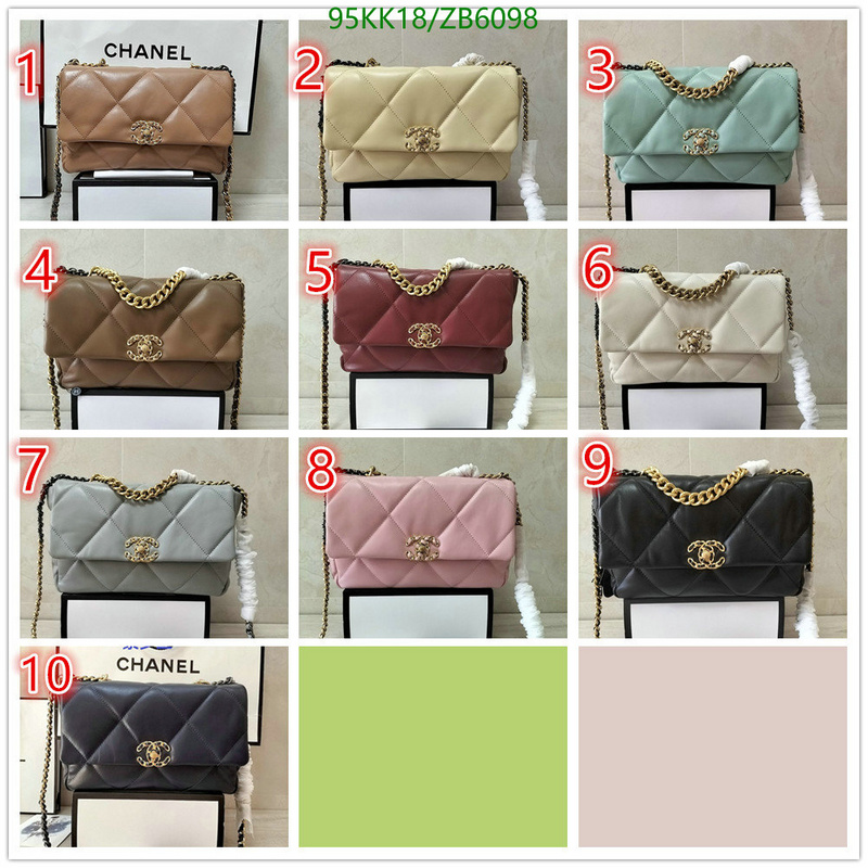 Chanel Bags ( 4A )-Diagonal-,Code: ZB6098,$: 95USD