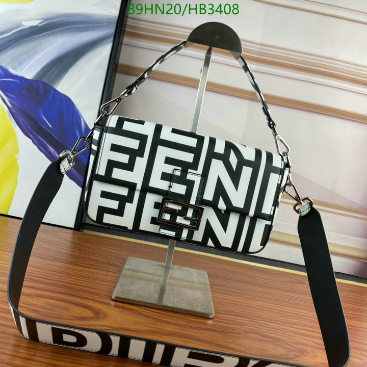 Fendi Bag-(4A)-Baguette-,Code: HB3408,$: 89USD