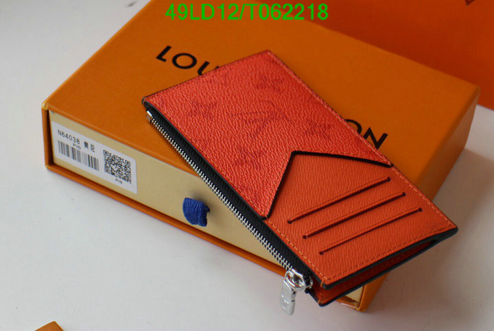 LV Bags-(Mirror)-Wallet-,Code: T062218,$: 49USD