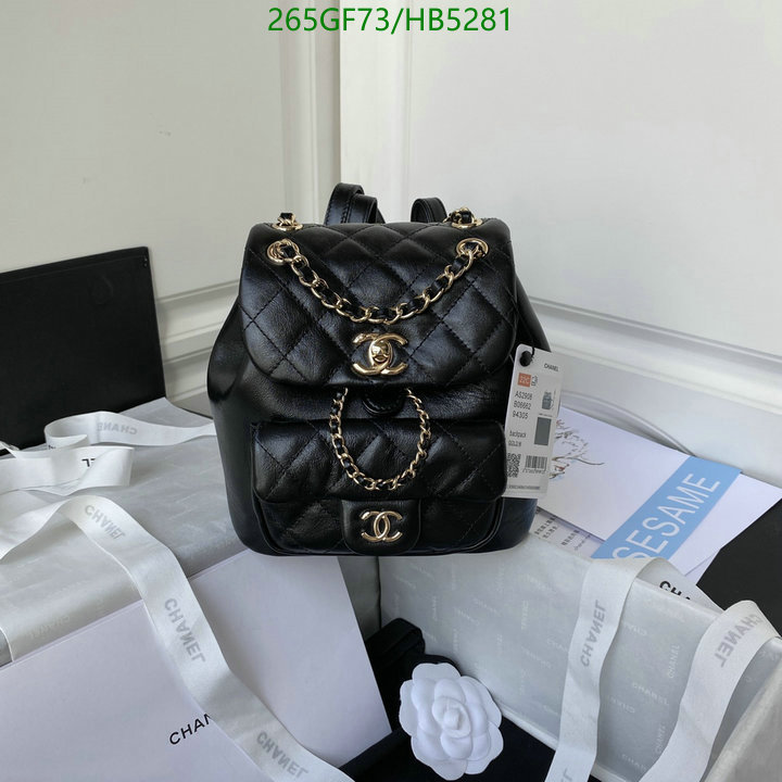 Chanel Bags -(Mirror)-Backpack-,Code: HB5281,$: 265USD