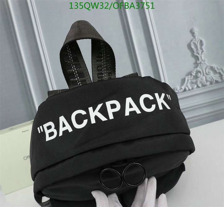 Off-White Bag-(Mirror)-Backpack-,Code: OFBA3751,$: 135USD