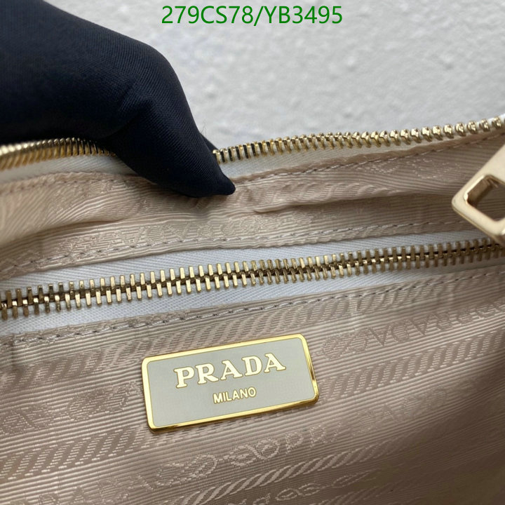 Prada Bag-(Mirror)-Diagonal-,Code: YB3495,$: 279USD