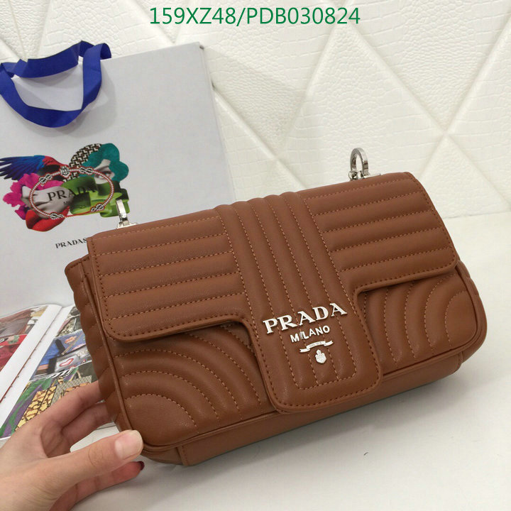 Prada Bag-(Mirror)-Diagonal-,Code: PDB030824,$:159USD