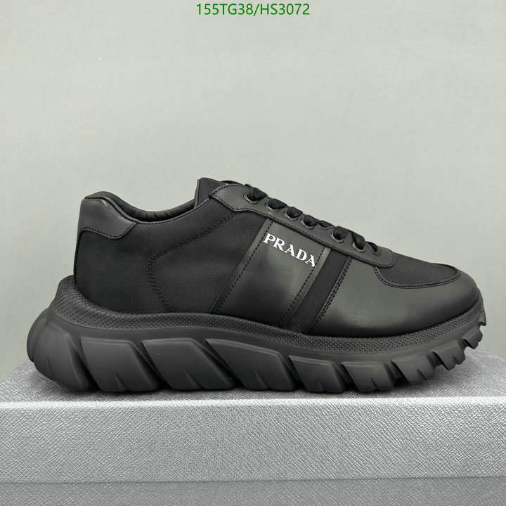 Men shoes-Prada, Code: HS3072,$: 155USD