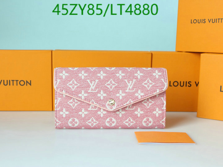 LV Bags-(4A)-Wallet-,Code: LT4880,$: 45USD