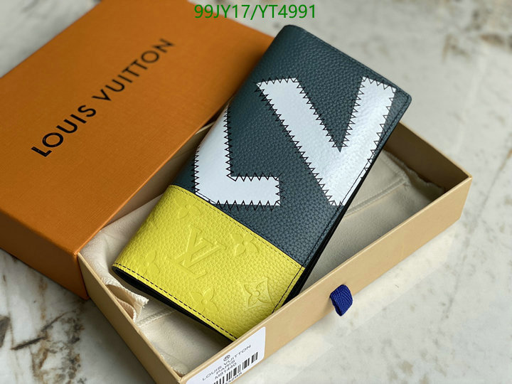 LV Bags-(Mirror)-Wallet-,Code: YT4991,$: 99USD