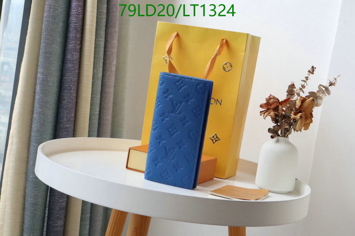 LV Bags-(Mirror)-Wallet-,Code: LT1324,$: 79USD