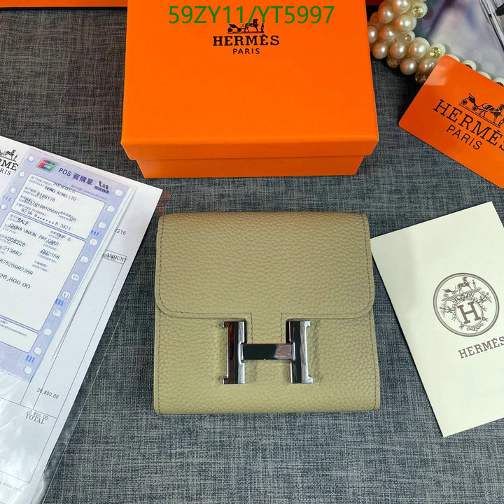 Hermes Bag-(4A)-Wallet-,Code: YT5997,$: 59USD