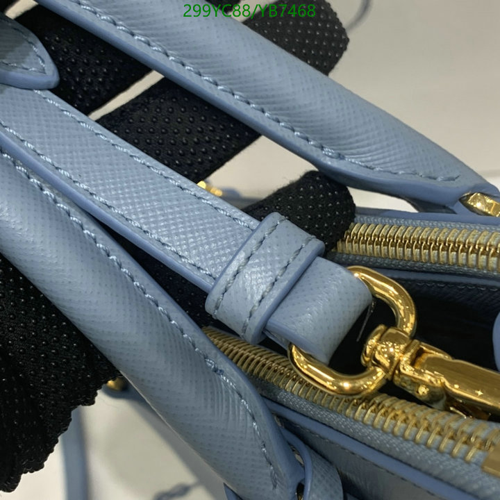 Prada Bag-(Mirror)-Handbag-,Code: YB7468,$: 299USD