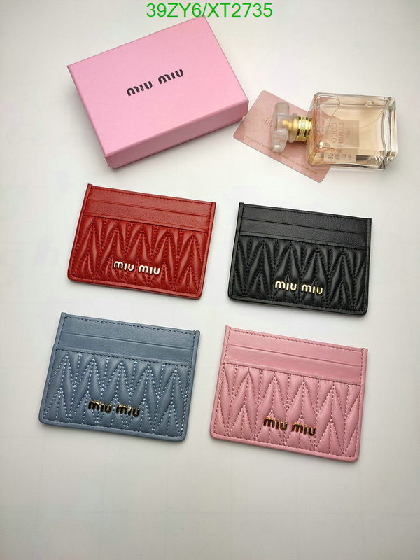 Miu Miu Bag-(4A)-Wallet-,Code: XT2735,$: 39USD