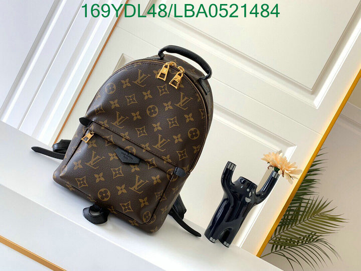LV Bags-(Mirror)-Backpack-,Code:LBA0521484,$: 169USD