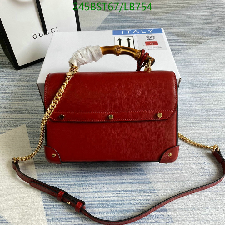 Gucci Bag-(Mirror)-Handbag-,Code: LB754,$: 245USD