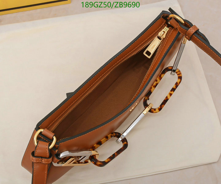 Fendi Bag-(Mirror)-Handbag-,Code: ZB9690,$: 189USD