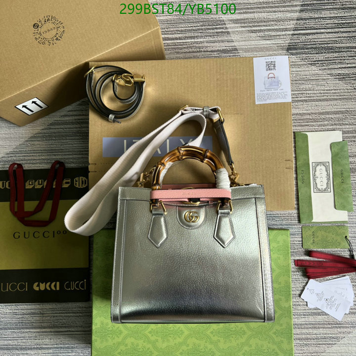 Gucci Bag-(Mirror)-Diana-Bamboo-,Code: YB5100,