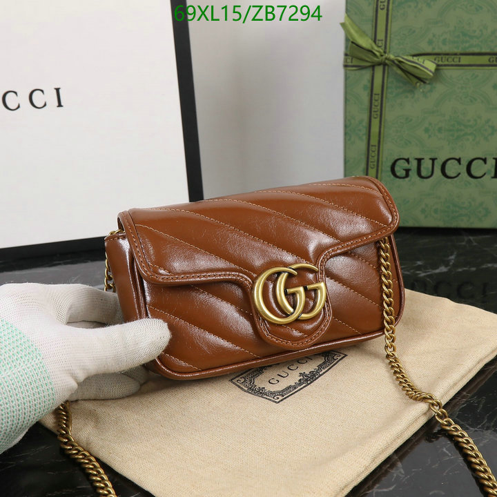 Gucci Bag-(4A)-Marmont,Code: ZB7294,$: 69USD