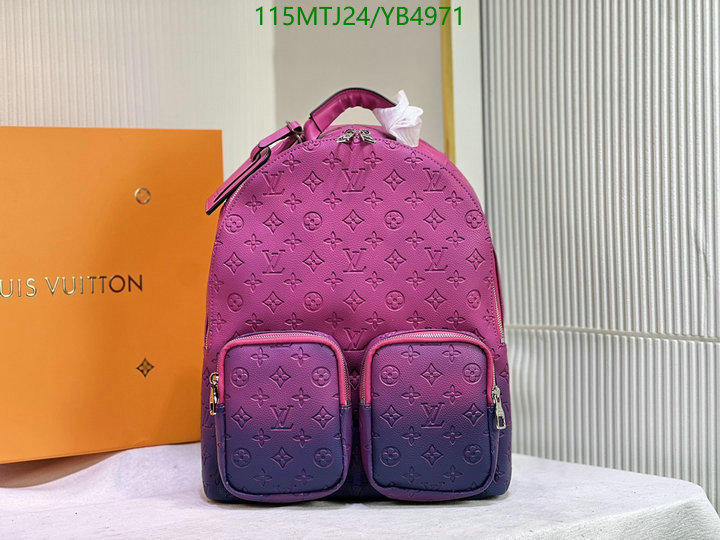 LV Bags-(4A)-Backpack-,Code: YB4971,$: 115USD