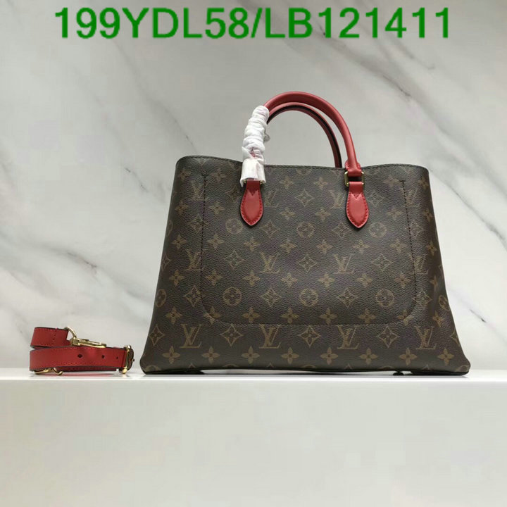 LV Bags-(Mirror)-Handbag-,Code: LB121411,$: 199USD