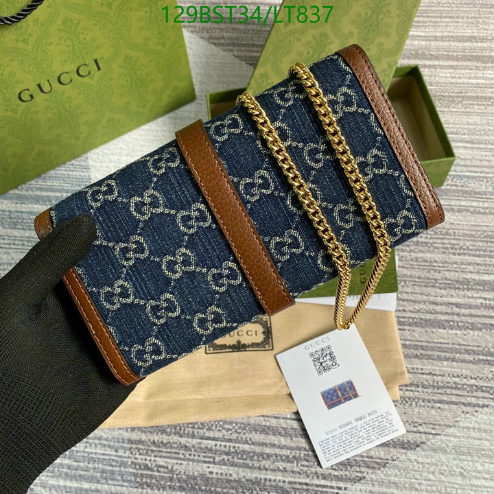 Gucci Bag-(Mirror)-Wallet-,Code: LT837,$: 129USD