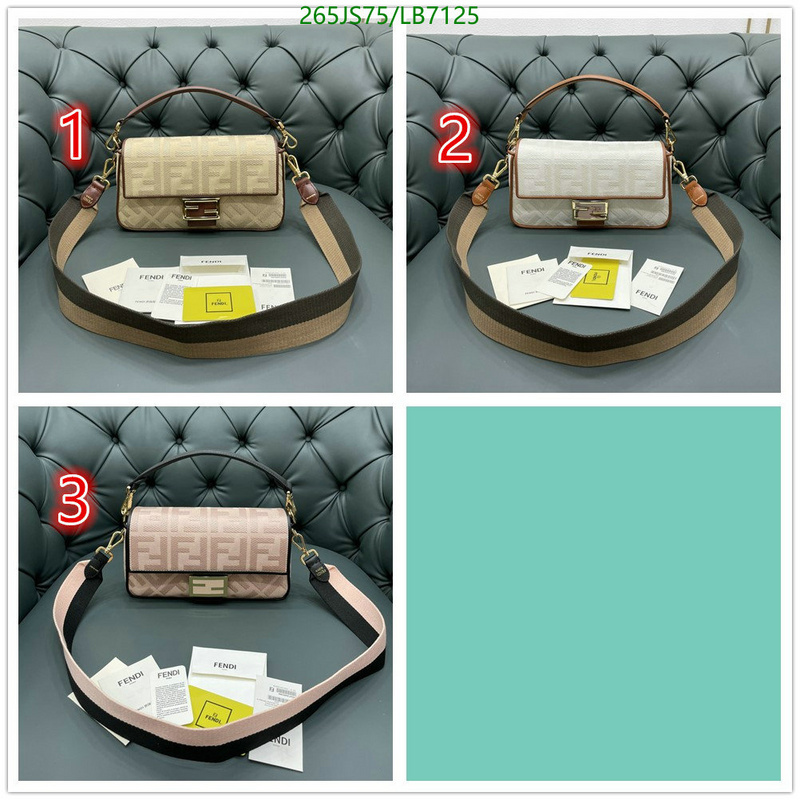 Fendi Bag-(Mirror)-Baguette,Code: LB7125,$: 265USD